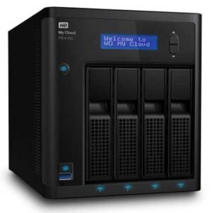 WD 24TB My Cloud PR4100 4-Bay NAS Server - WDBNFA0240KBK - Black