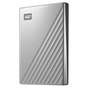 WD My Passport Ultra USB 3.0 Type-C External Hard Drive Silver