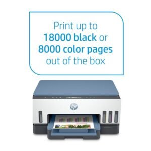 HP Smart Tank 725 All-in-One Printer wireless, Print, Scan, Copy, Auto Duplex Printing